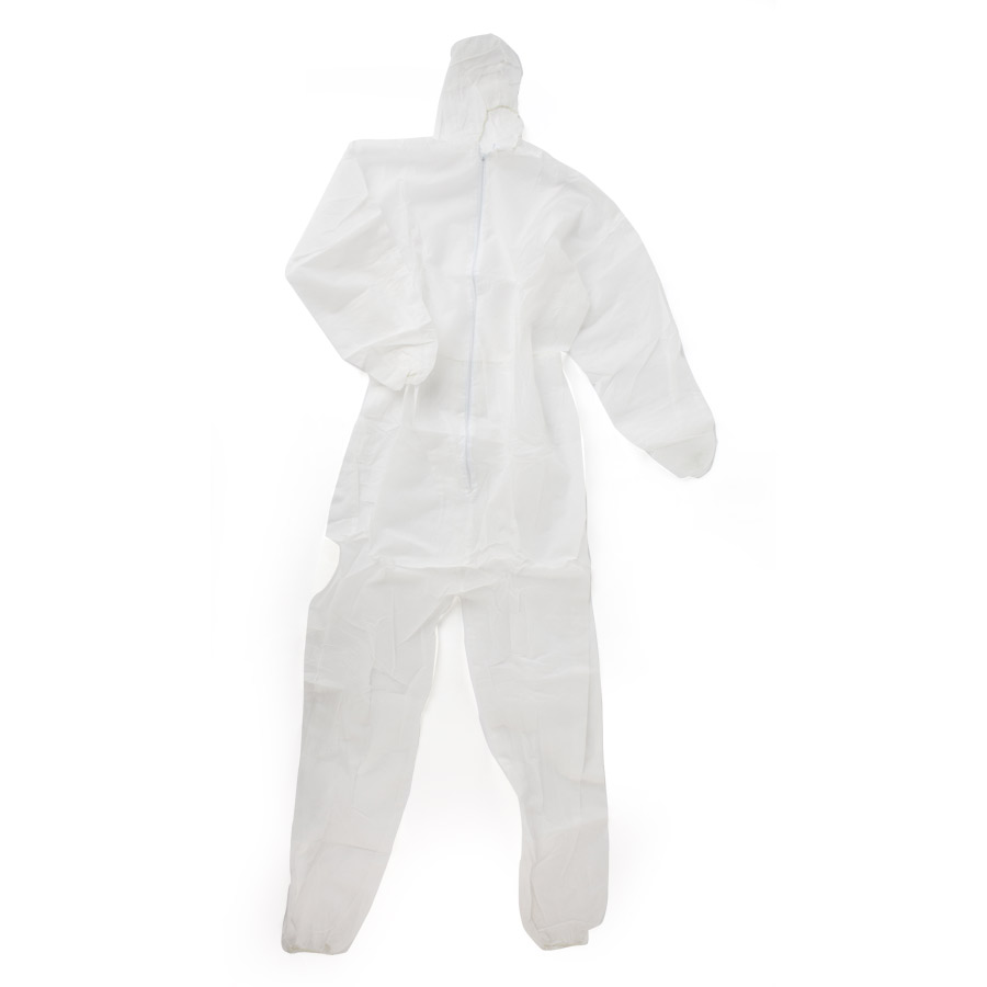 50GSM White Disposable Coverall FTS Safety